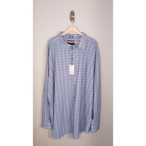 Robert Graham Rizzo Stretch Long Sleeve Button Down Shirt Men's Size 4XLT NWT